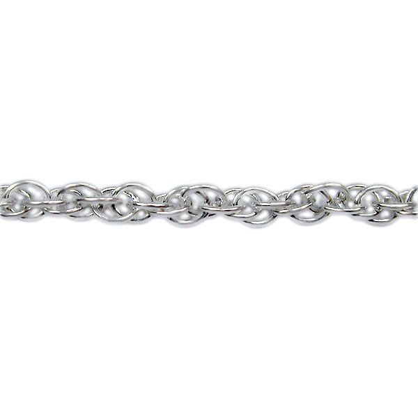 STERLING SILVER  SMOOTH WHEAT STYLE CHAIN SHAPE 1.5 MM WIDTH $6/GRAM