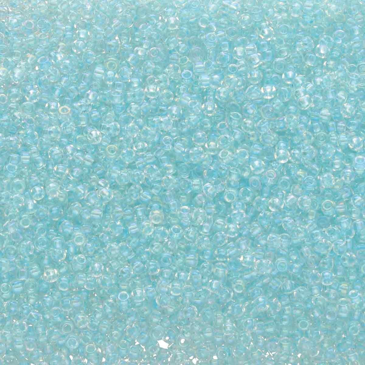 Miyuki Seed Bead RD 11/0 - Fancy Lined Soft Aqua 3638