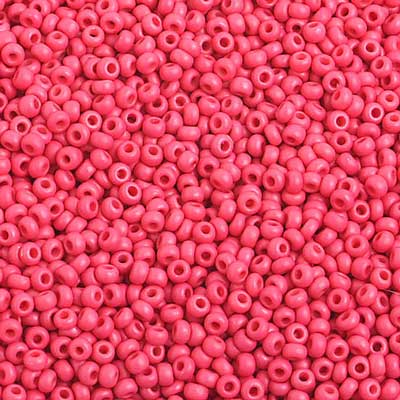 Preciosa Czech Seed Beads 10/0 Opaque Red Matte – Beadazzle Bead