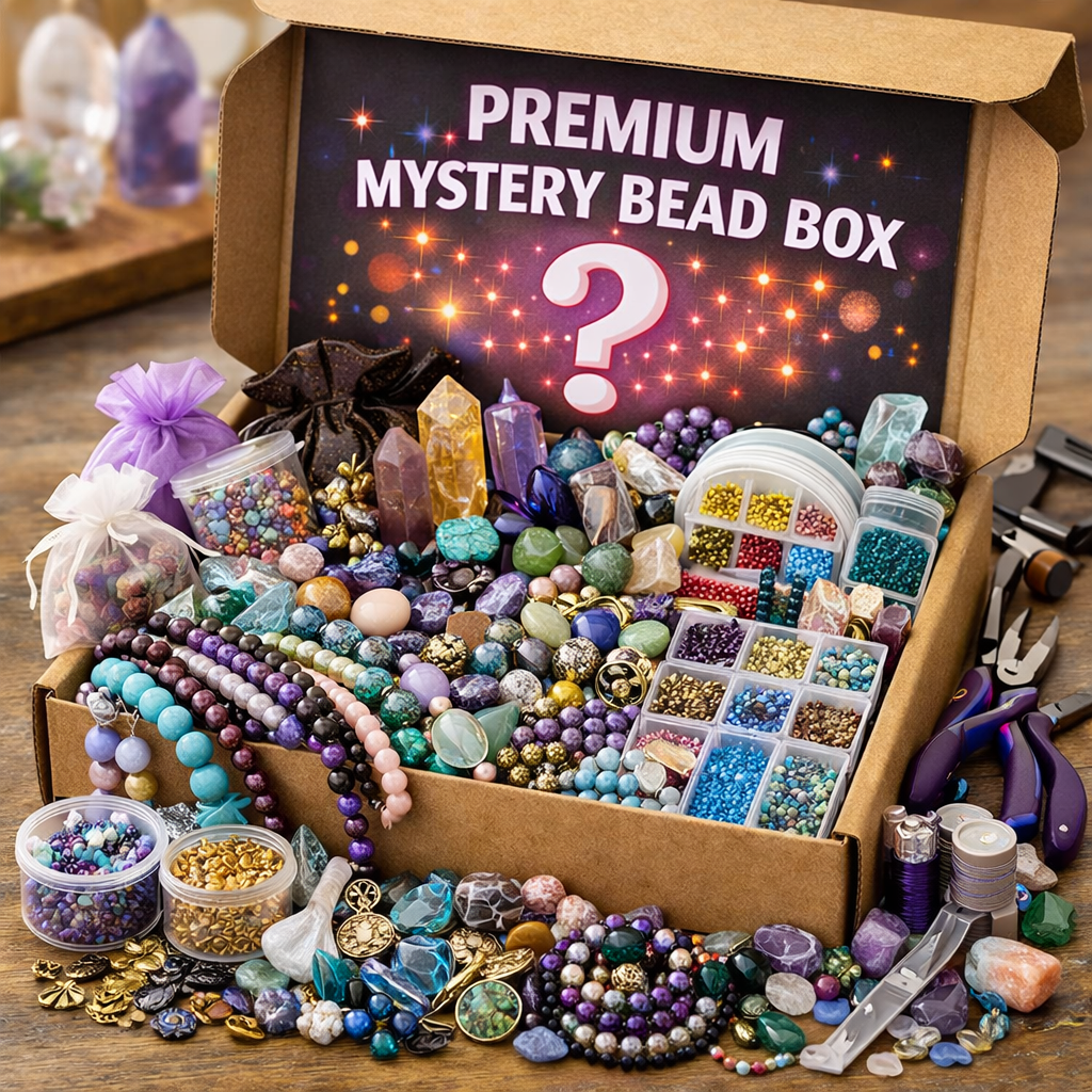 Ead Box Beadazzle Mystery Bead Box – Beadazzle Bead Outlet