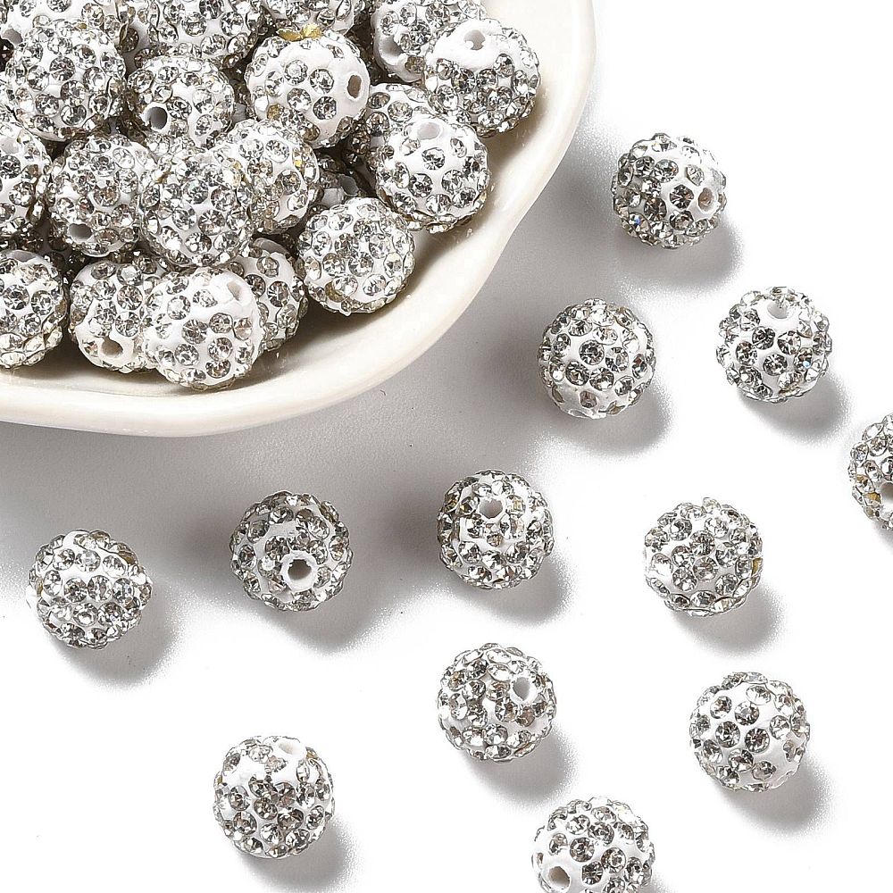 Handmade Rhinestone Pave Disco Ball Beads – Beadazzle Bead Outlet