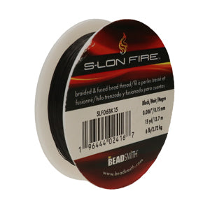 S-Lon Fire 6LB .006 0.15mm Braided Beading Cord – Beadazzle Bead Outlet