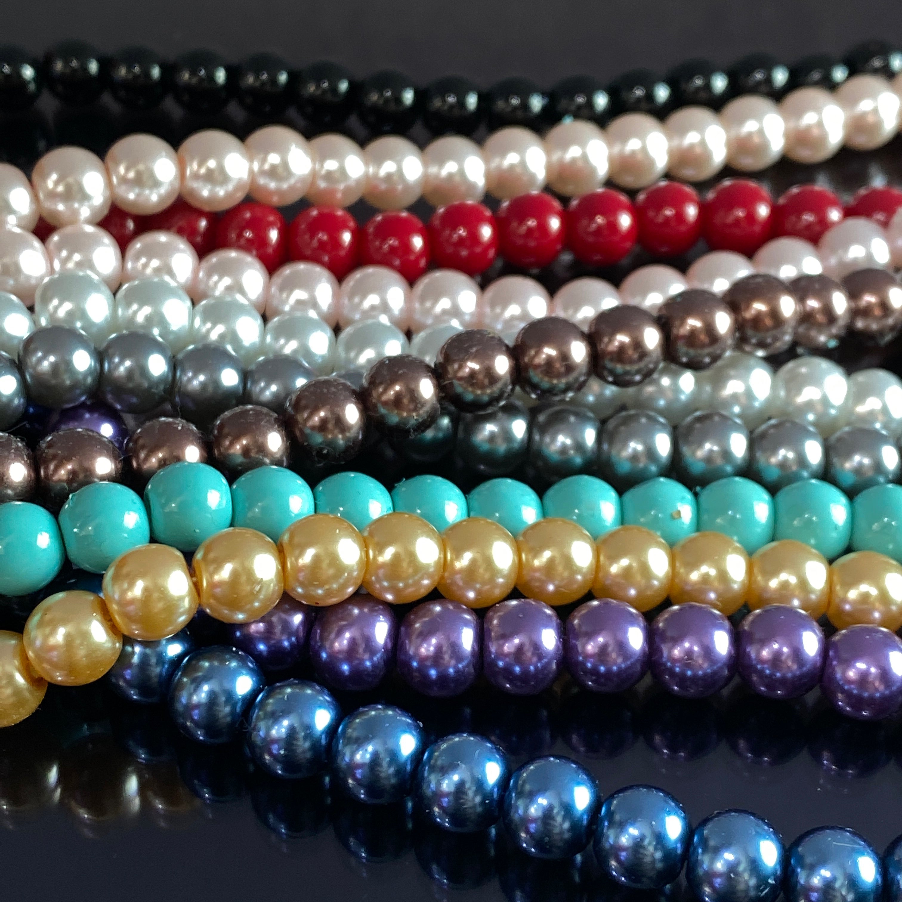 Beadazzle High Quality 6mm Glass Bead Strands - 72pcs – Beadazzle Bead ...