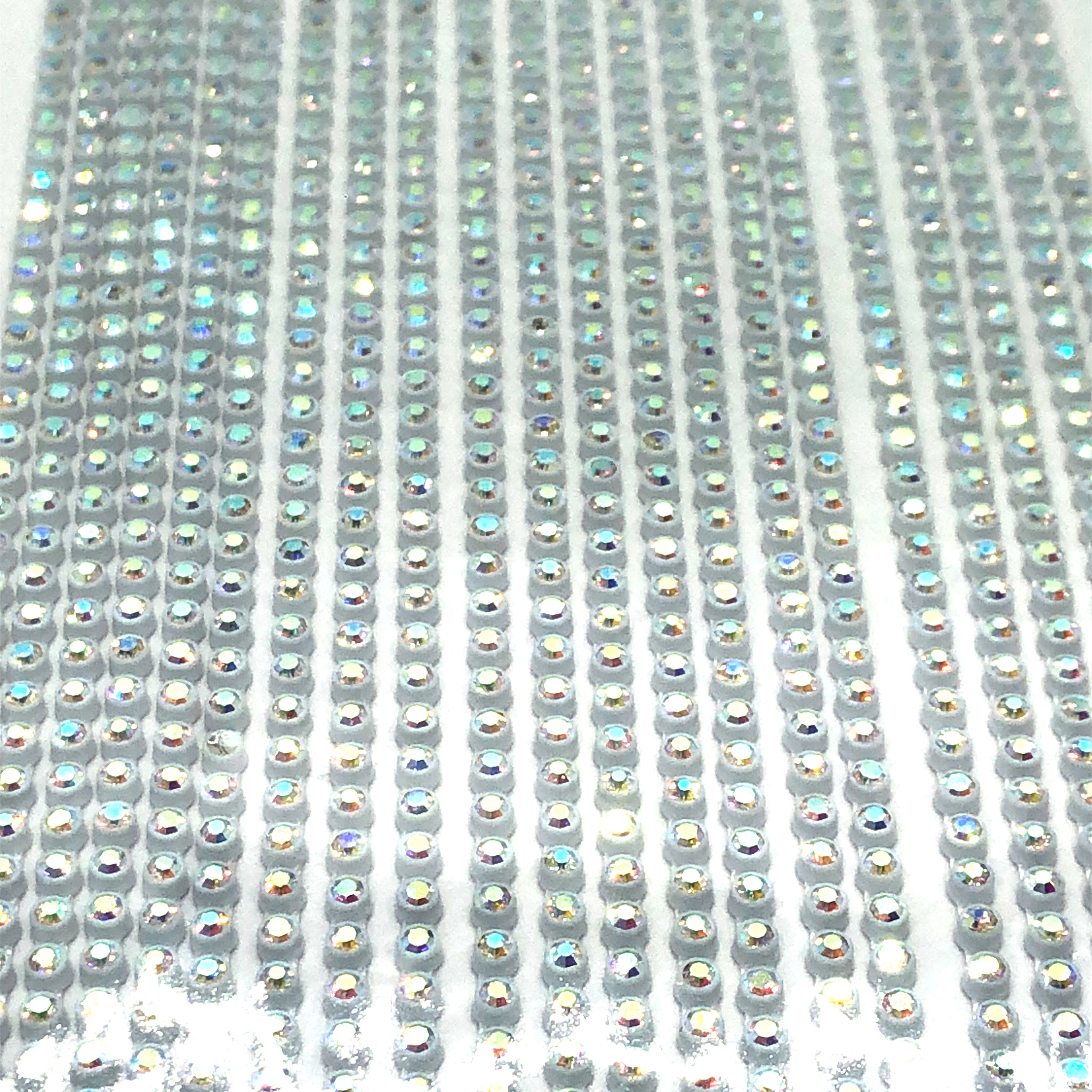 1meter/lot Sew On Crystal Rhinestone Chain SS6 SS8 SS10 SS12 Silver Base Claw Gule On Rhinestone Trim DIY Beauty Accessories