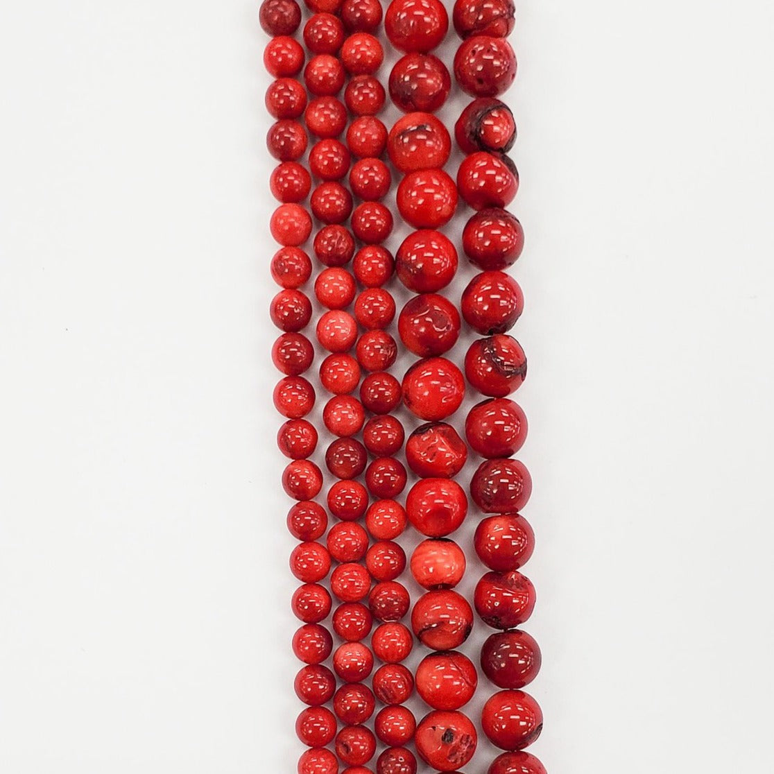 Red Coral Natural Gemstone Beads 10-70R