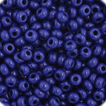 Czech Seedbead 11/0 Dark Royal Blue  Opaque approx 23g