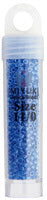 Delica 11/0 RD Blue Cerulean  Sparkle Crystal Lined