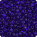 Czech Seedbead 11/0 Royal  Blue Transparent approx 23g