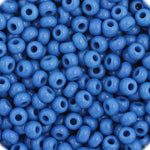 Czech Seedbead 11/0 Medium  Blue Opaque approx 23g