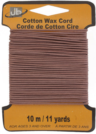 COTTON WAX CORD 1.5mm ROUND  5HEADERS x 10MTR=50MTR LILAC
