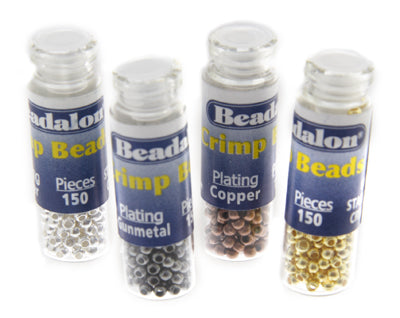 Beadalon Crimp Variety 600/pcs  #1 Silver Gold Copper Gunmetal