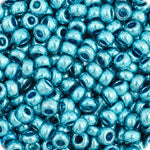 Czech Seedbead 11/0 Blue  Metallic Metallic approx 23g