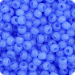 Czech Seedbead 11/0 Blue  Oily Opaque approx 23g