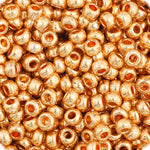 Czech Seedbead 11/0 Gold  Metallic Metallic approx 23g