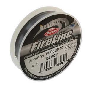 FireLine Braided Beading Thread Pack, 4 & 6lb Test Weights, Two 15 Yard Spools, Smoke Gray