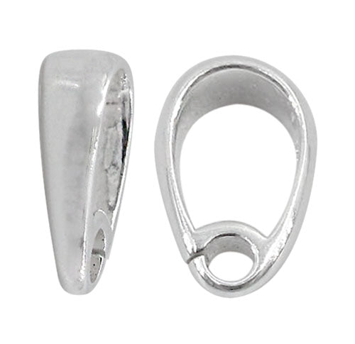 Sterling Silver .925 Open Loop Bail – Beadazzle Bead Outlet