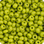 Czech Seedbead 11/0 Light  Green Opaque approx 23g