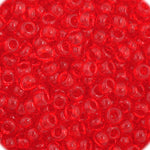 Czech Seedbead 11/0 Light Red  Transparent approx 23g