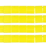 Miyuki TILA Beads 5x5mm 2 holes  Yellow Opaque