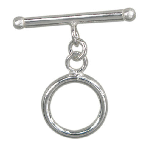 .925 Sterling Silver 12mm Toggle Clasp - 1 Set/pack – Beadazzle Bead Outlet